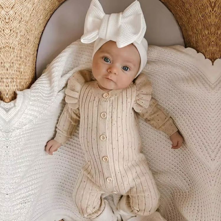 Adorable Long Sleeve Baby Romper