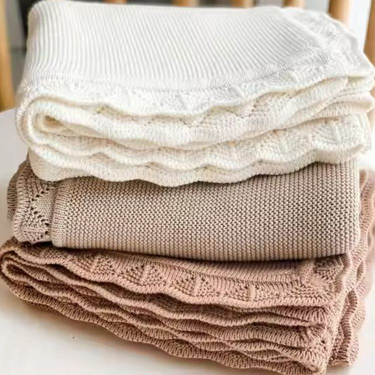 Cotton Lace Elegant Baby Blanket