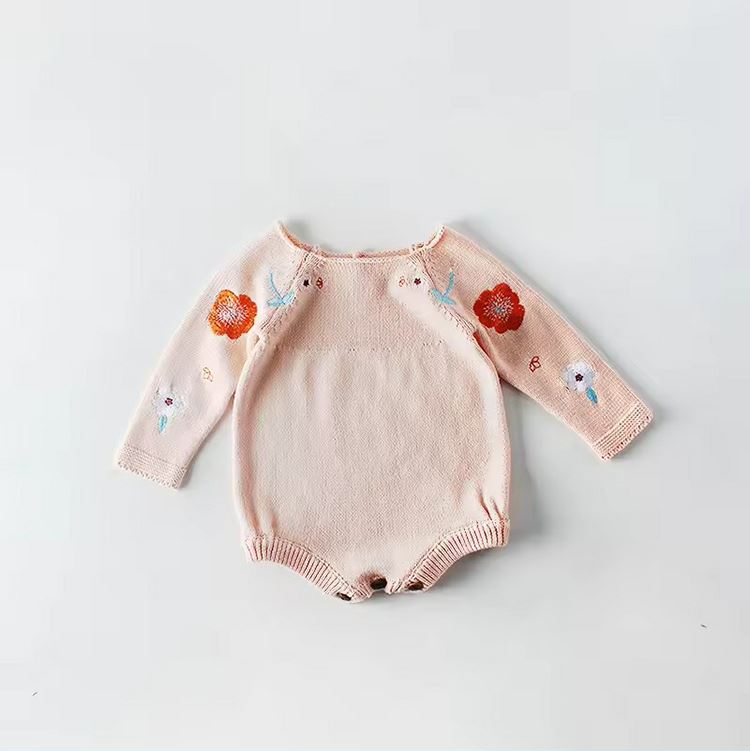 Embroidered Baby Romper