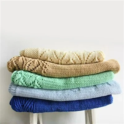 Cotton Baby Blanket Knitting Pattern