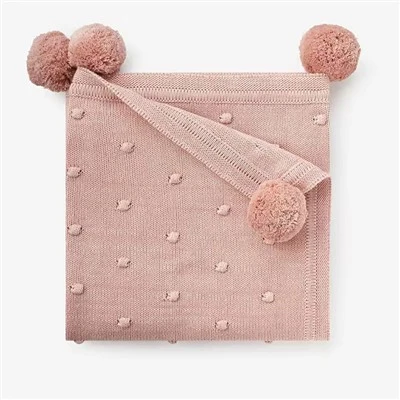 Custom Pink Elegant Baby Blanket