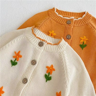Embroidered Baby Sweater