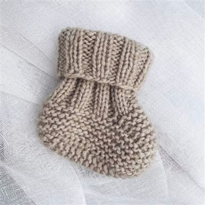 Newborn Knitted Booties