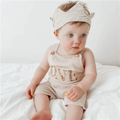 Organic Baby Knitted Romper
